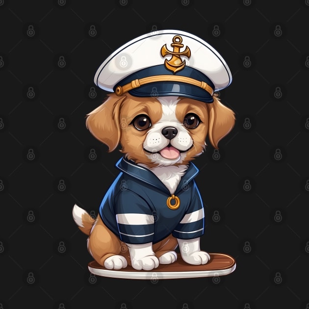 Cute Dog in Sailor Outfit by Leon Star Shop