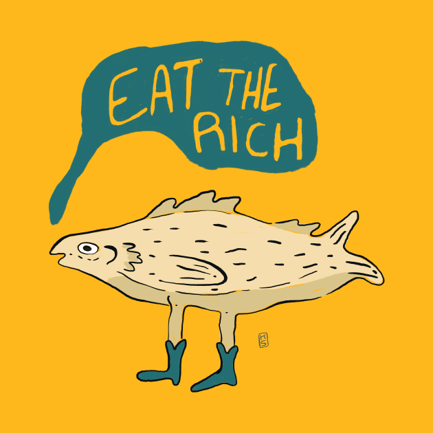 eat the rich fish by flywithsparrows