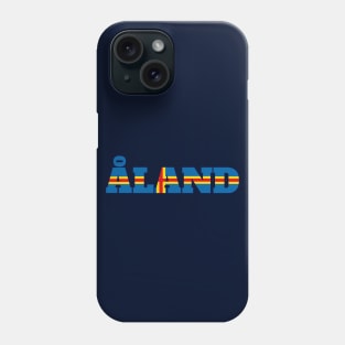 Åland Typography Phone Case