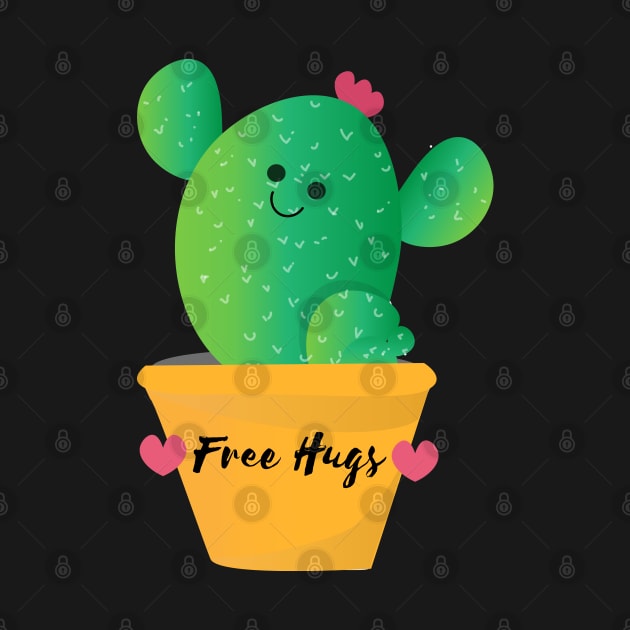 Free Cactus Hugs by Heartfeltarts