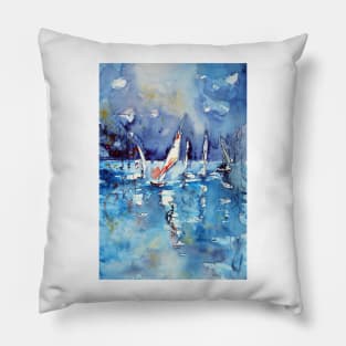 Sailboats Pillow