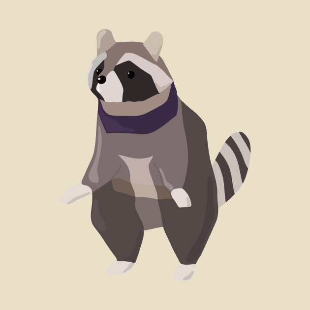 Raccoon by Belle Artwork