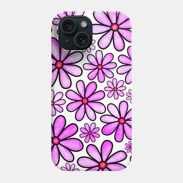 Flowers Pattern Phone Case by busines_night