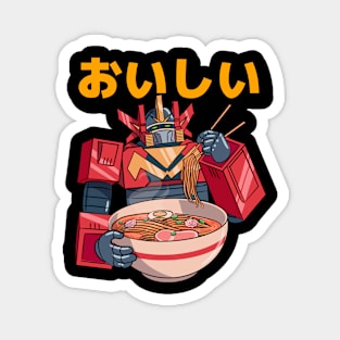 Kawaii Ramen Robot Magnet