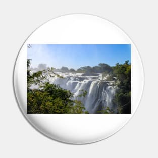 Victoria Falls as seen in Zambia Pin