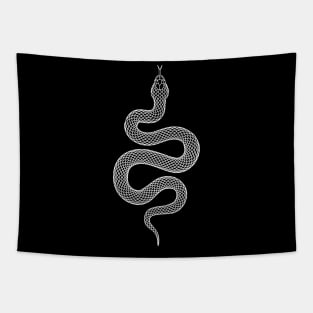 Snake Illustration minimalist aesthetic Tapestry