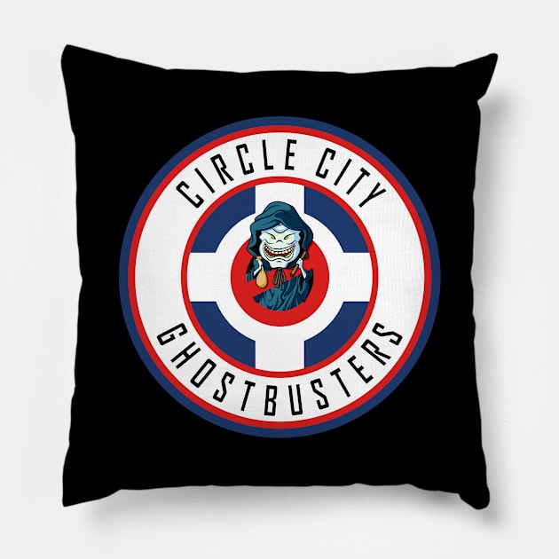 Circle City Sleepbusters Pillow by Circle City Ghostbusters