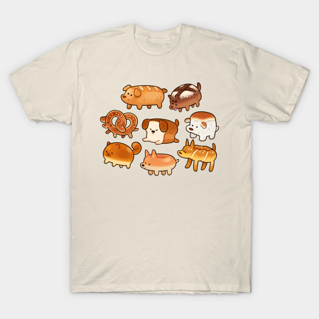 Dog Bread - Circle - Dog - T-Shirt