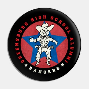 Greensburg Rangers Alumni - Happy Ricky Ranger Pin