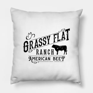 Grassy Flat Ranch American Beef Pillow