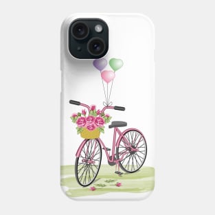 Floral Bicycle Phone Case