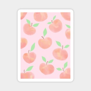 Pink Summer Peaches Magnet