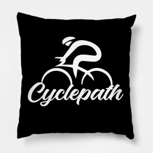 Cyclepath bicycle rider extraordinaire Pillow