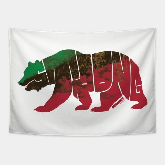California Strong Tapestry by Decabet