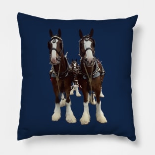 Clydesdales Pillow