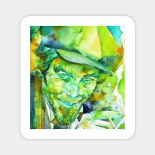 TOM WAITS watercolor portrait .1 Magnet