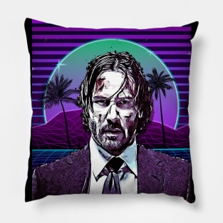 JW synthwave Pillow