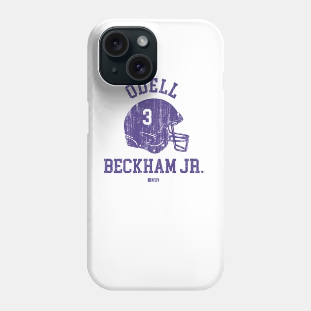 Odell Beckham Jr. Baltimore Helmet Font Phone Case by TodosRigatSot