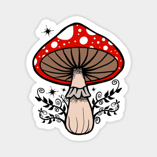 Mystic mushroom Magnet