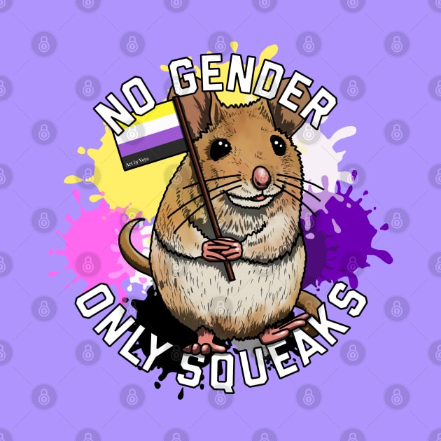 No Gender Only Squeaks by Art by Veya