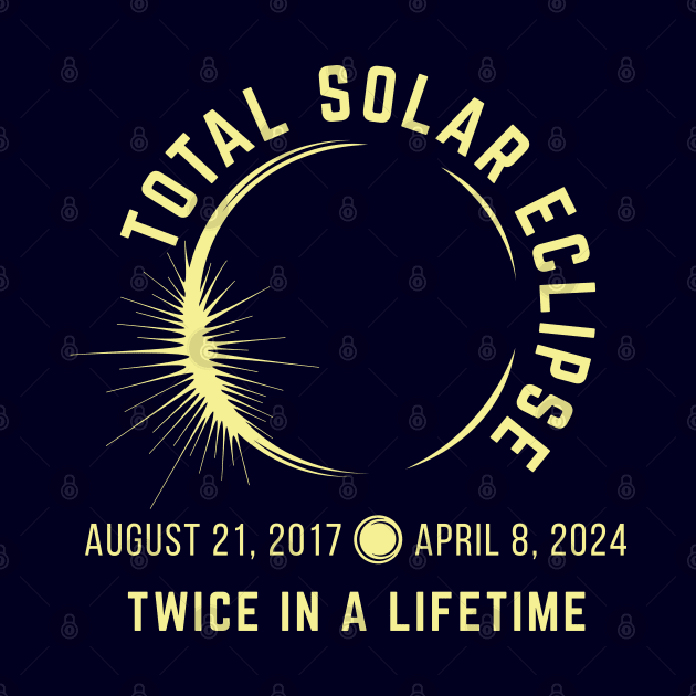 Total Solar Eclipse | Twice In A Lifetime | Light Yellow On Darks by ErosVixens