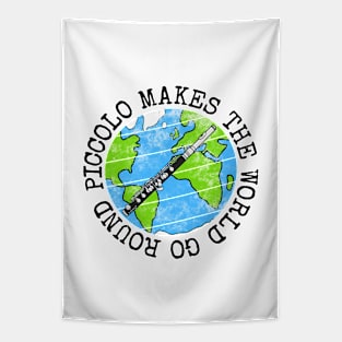 Piccolo Makes The World Go Round, Piccoloist Earth Day Tapestry