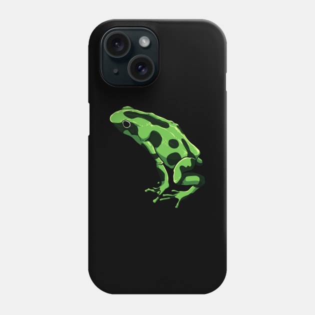 Frog drawing - Poison dart frog Phone Case by Modern Medieval Design