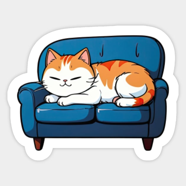 Cute Kawaii Cat Sticker