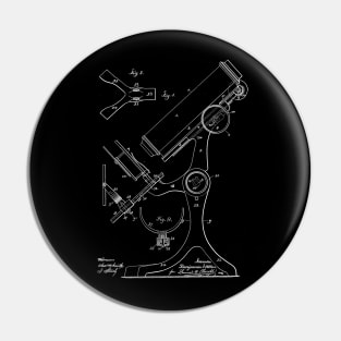 Microscope Vintage Patent Drawing Pin