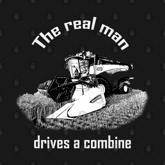 The real man drives a combine by WOS