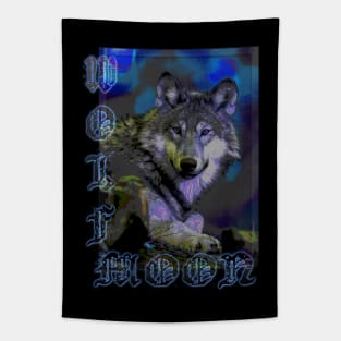 Wolf moon II Tapestry