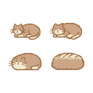 Cat Bread Loaf Evolution T-Shirt