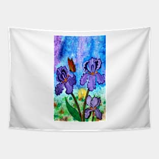 Iris at Sunrise Tapestry