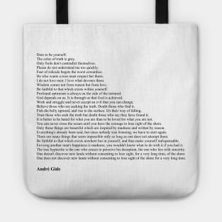 André Gide Quotes Tote