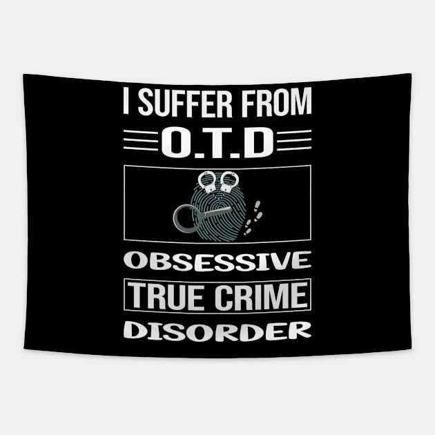 Funny Obsessive True Crime Tapestry by relativeshrimp