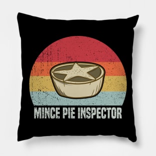 Mince Pie Inspector Pillow