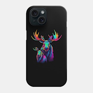 Moose Fathers Day Phone Case