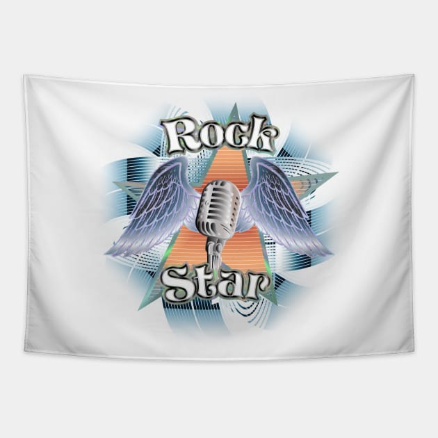 Rock Star Tapestry by iZiets