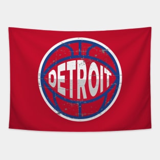 Detroit Basketball 1 Tapestry