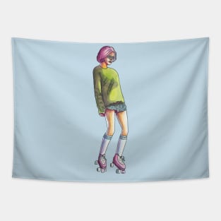 Skater-Girl Tapestry