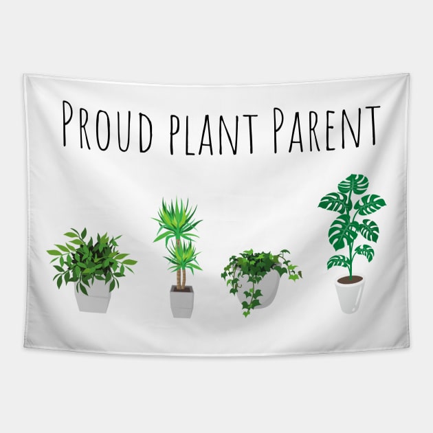 Proud Plant Parent Tapestry by nerdyandnatural
