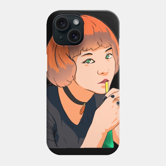 Thirsty girl Phone Case by TFGdesain