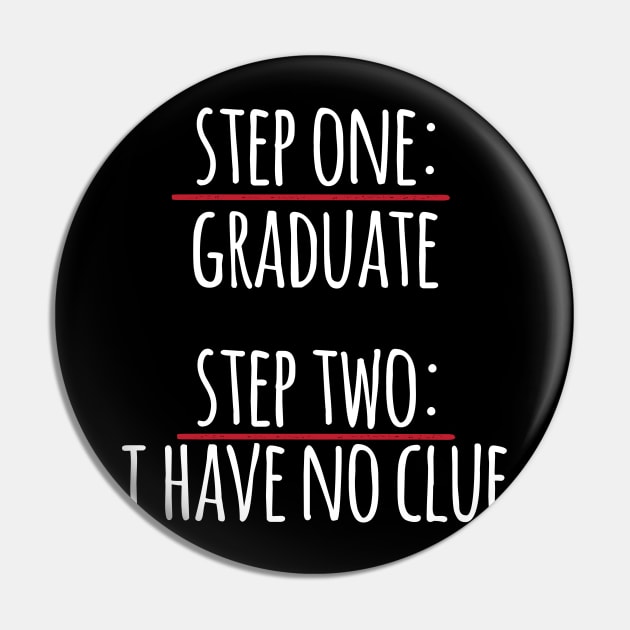 Step One Graduate Step Two No Clue Pin by thingsandthings