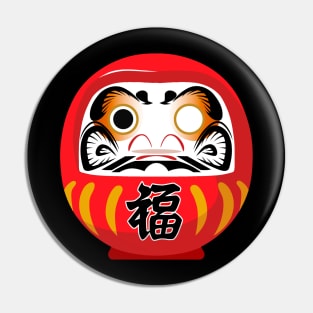 Lucky Daruma Pin