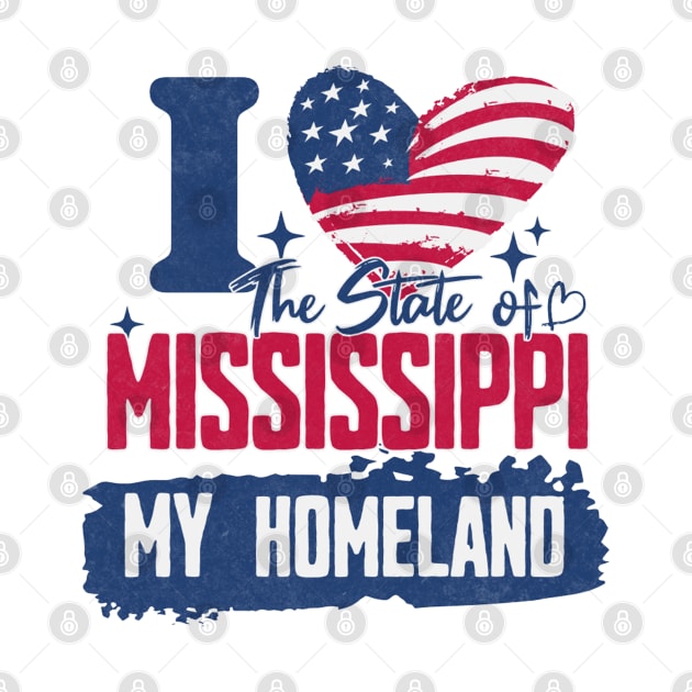 Mississippi my homeland by HB Shirts