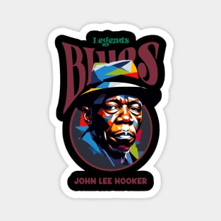 John Lee Hooker Wpap Magnet