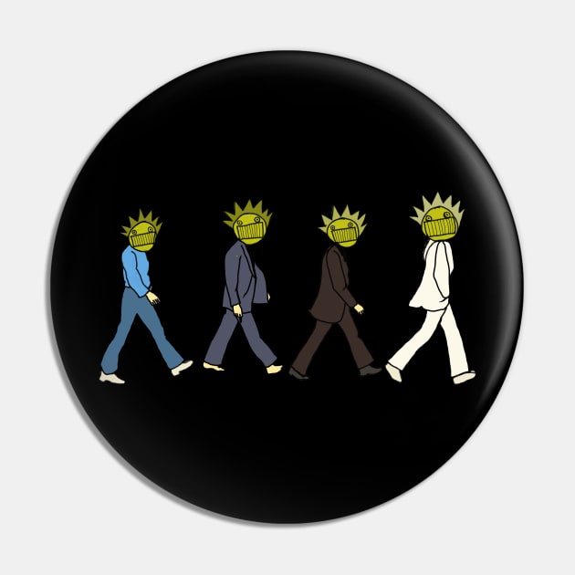 Boognish Beatles - Ween Abbey Road Edition Pin by brooklynmpls