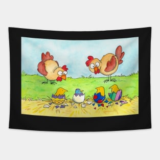 Easter chicks Tapestry