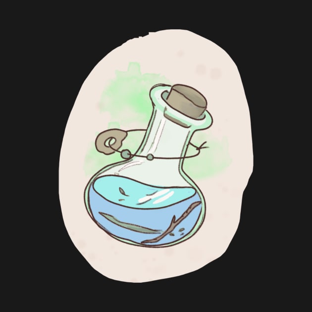 Pisces pond potion by KaijuCupcakes