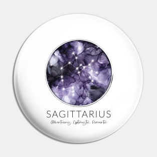 Sagittarius Zodiac Moon Constellation Pin